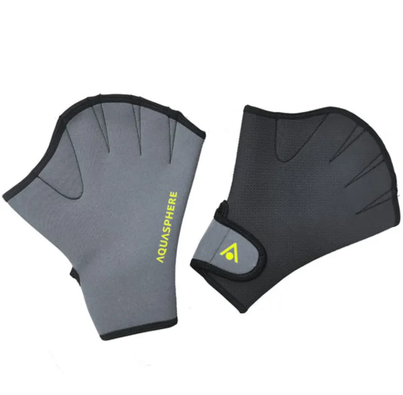 Aqua Sphere Swim Glove Grey/Black
