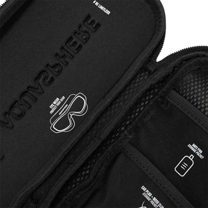 Aqua Sphere Swim Mask Case Black/Blue-3