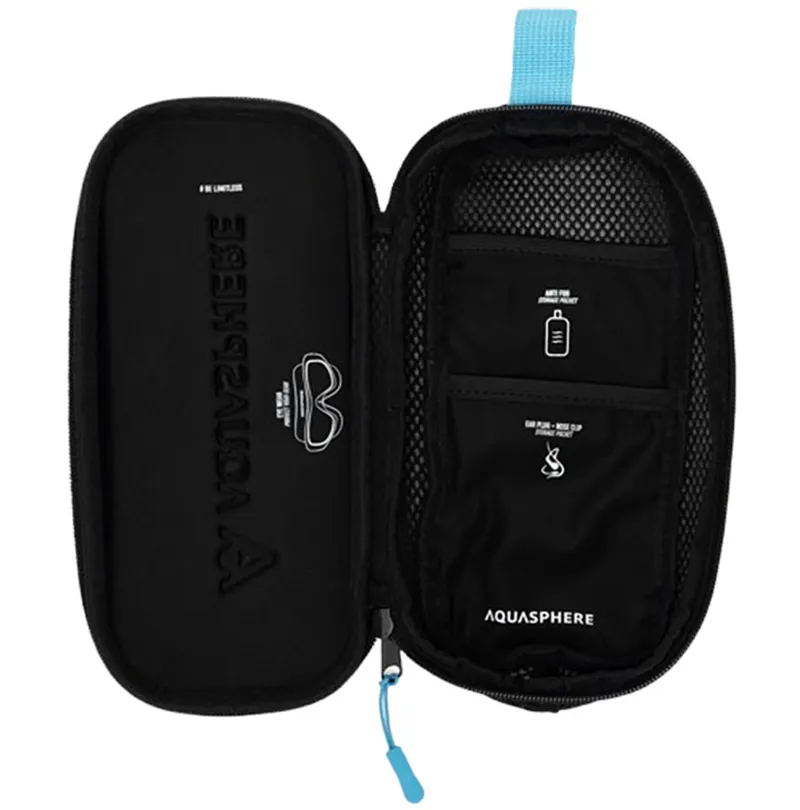 Aqua Sphere Swim Mask Case Black/Blue-2