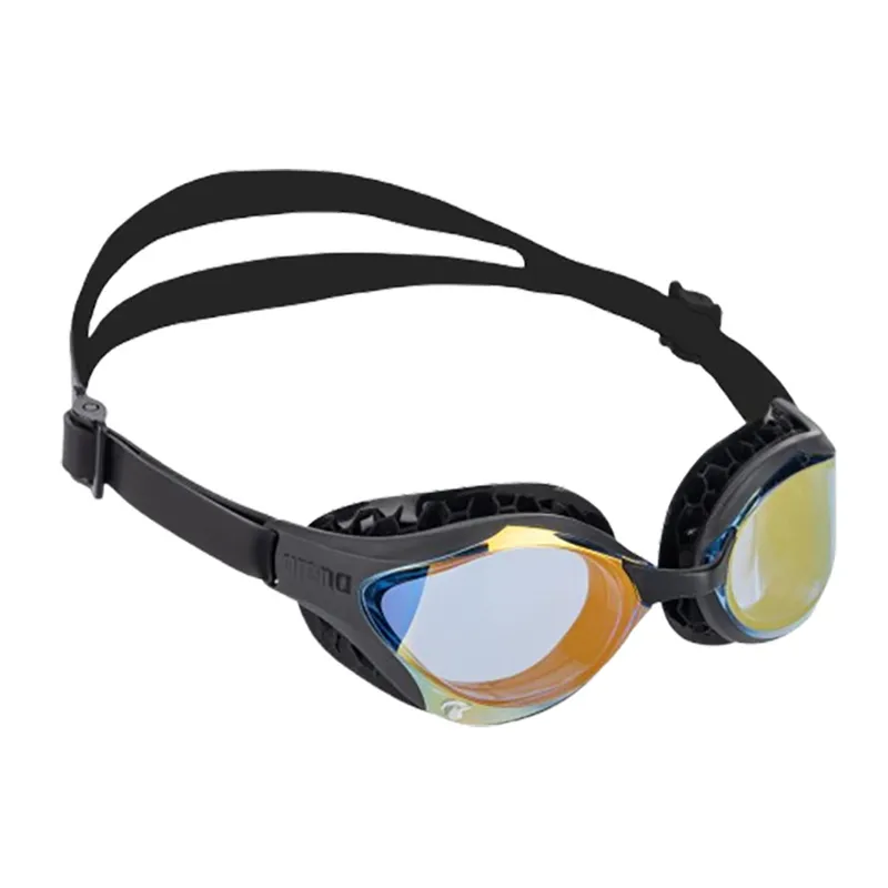 Arena Air Bold Swipe Mirror Goggles Aqua Dark Grey