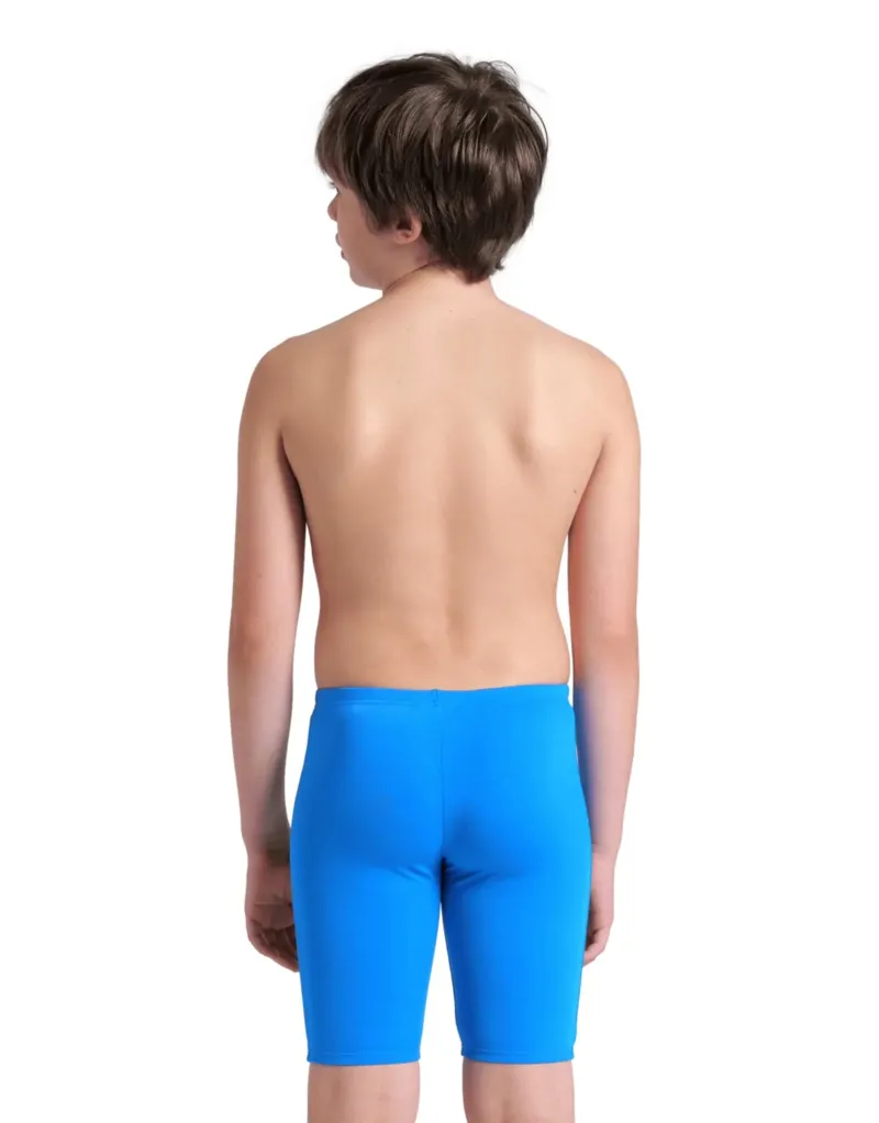 Arena Boys Logo Graphic Swim Jammer Blue River/Water-2
