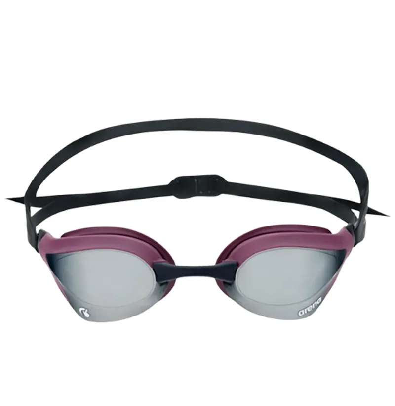 Arena Cobra Core Swipe Mirror Goggle Silver/Red Wine-2