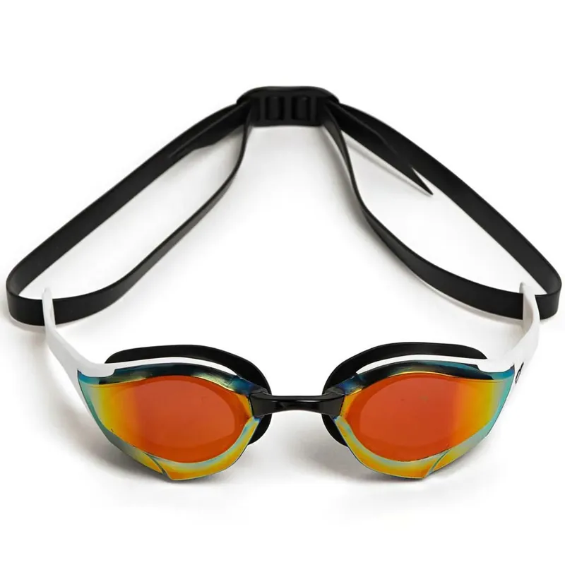 Arena Cobra Edge Swipe Mirror Goggles Gold/White/Black-1