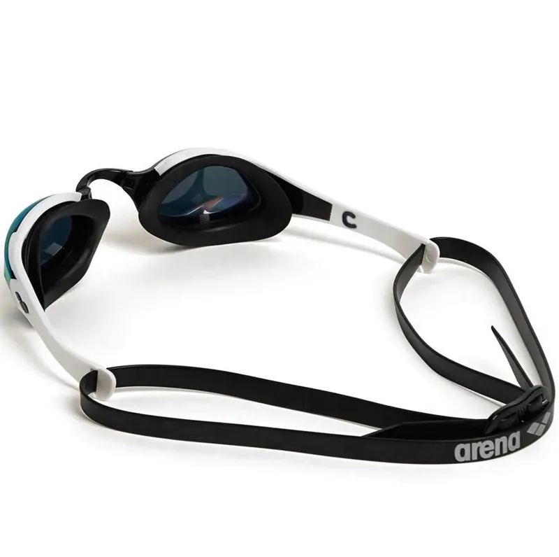 Arena Cobra Edge Swipe Mirror Goggles Gold/White/Black-2