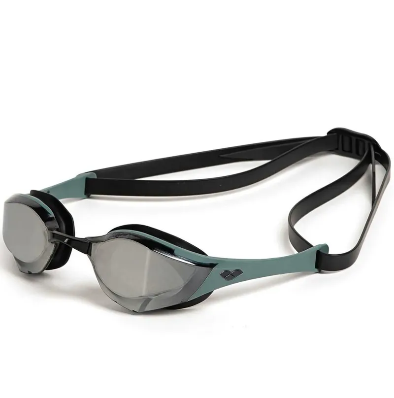 Arena Cobra Edge Swipe Mirror Goggles Silver/Sage/Black