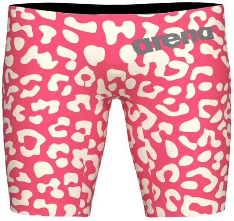 Arena Men's Powerskin Carbon Air2 Jammer LTD Leopard Geranium-2