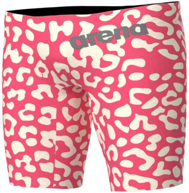 Arena Men's Powerskin Carbon Air2 Jammer LTD Leopard Geranium-1