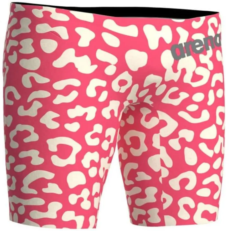 Arena Men's Powerskin Carbon Air2 Jammer LTD Leopard Geranium