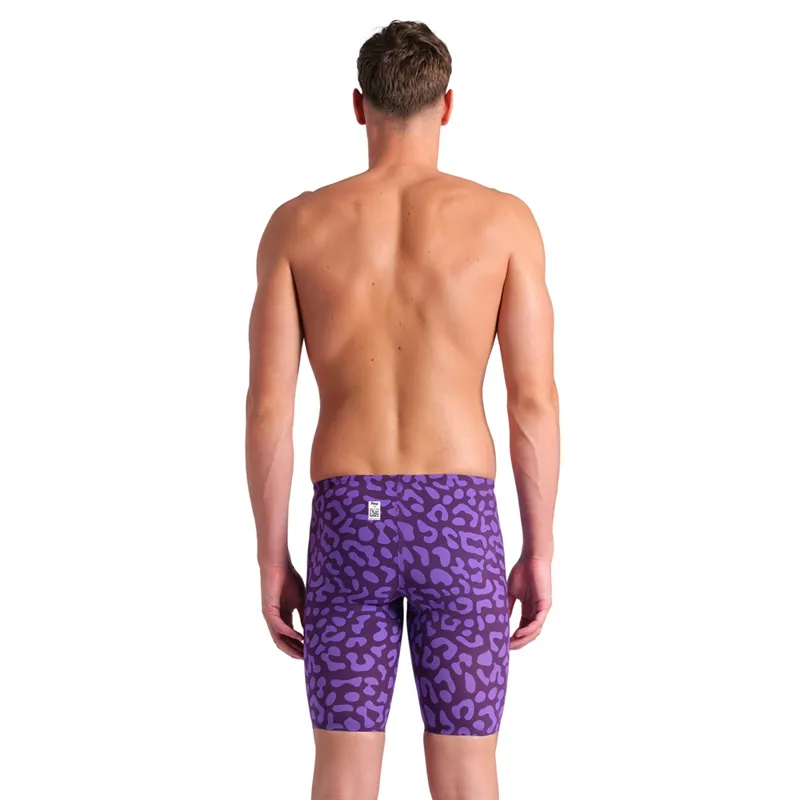 Arena Men's Powerskin Carbon Air2 Jammer LTD Leopard Skin Violet-3