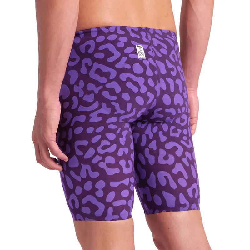 Arena Men's Powerskin Carbon Air2 Jammer LTD Leopard Skin Violet-1
