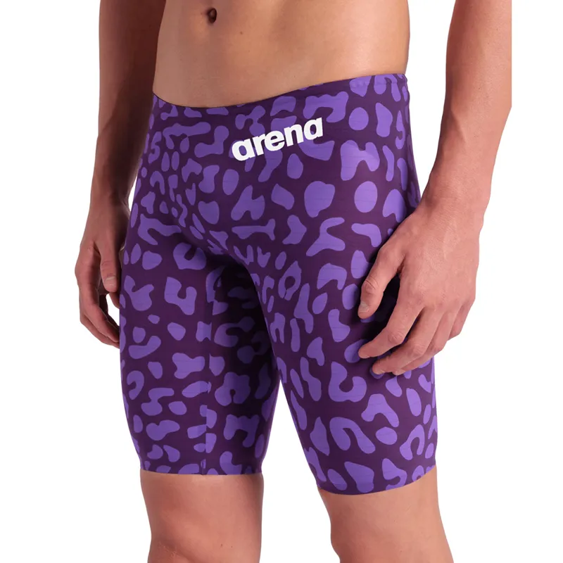 Arena Men's Powerskin Carbon Air2 Jammer LTD Leopard Skin Violet