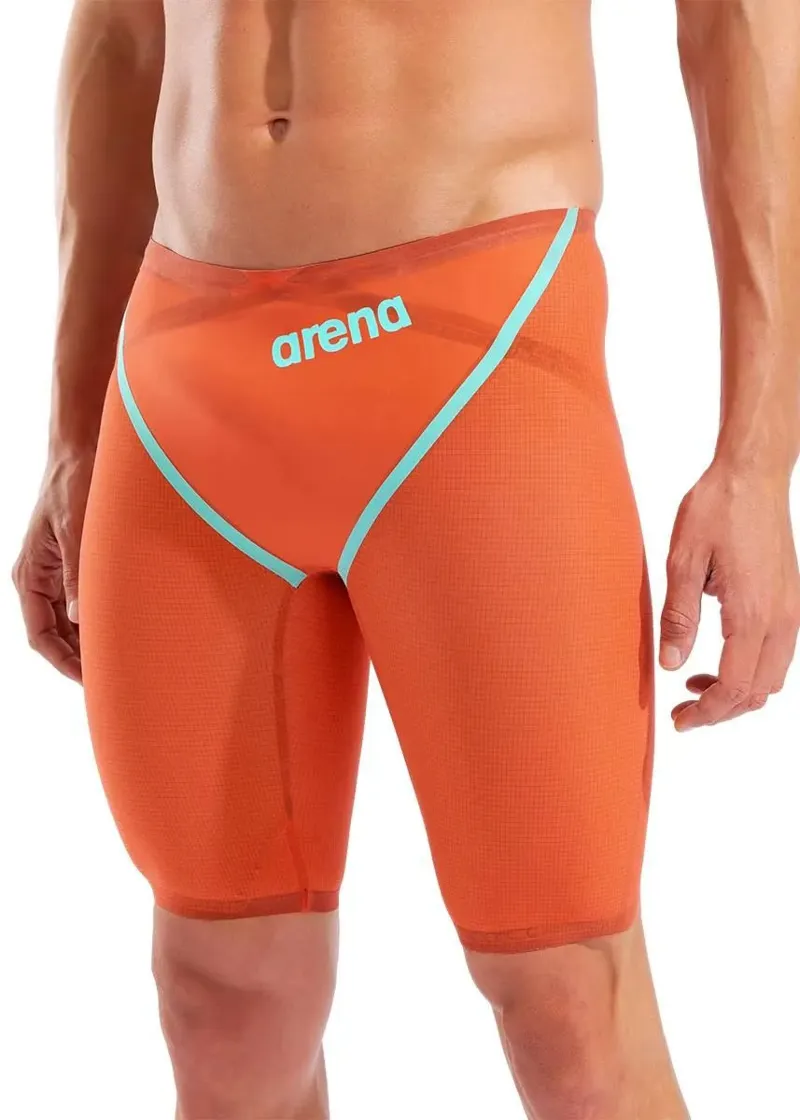 Arena Men's Powerskin Carbon Glide Jammer Limited Edition Sunset Coral-3