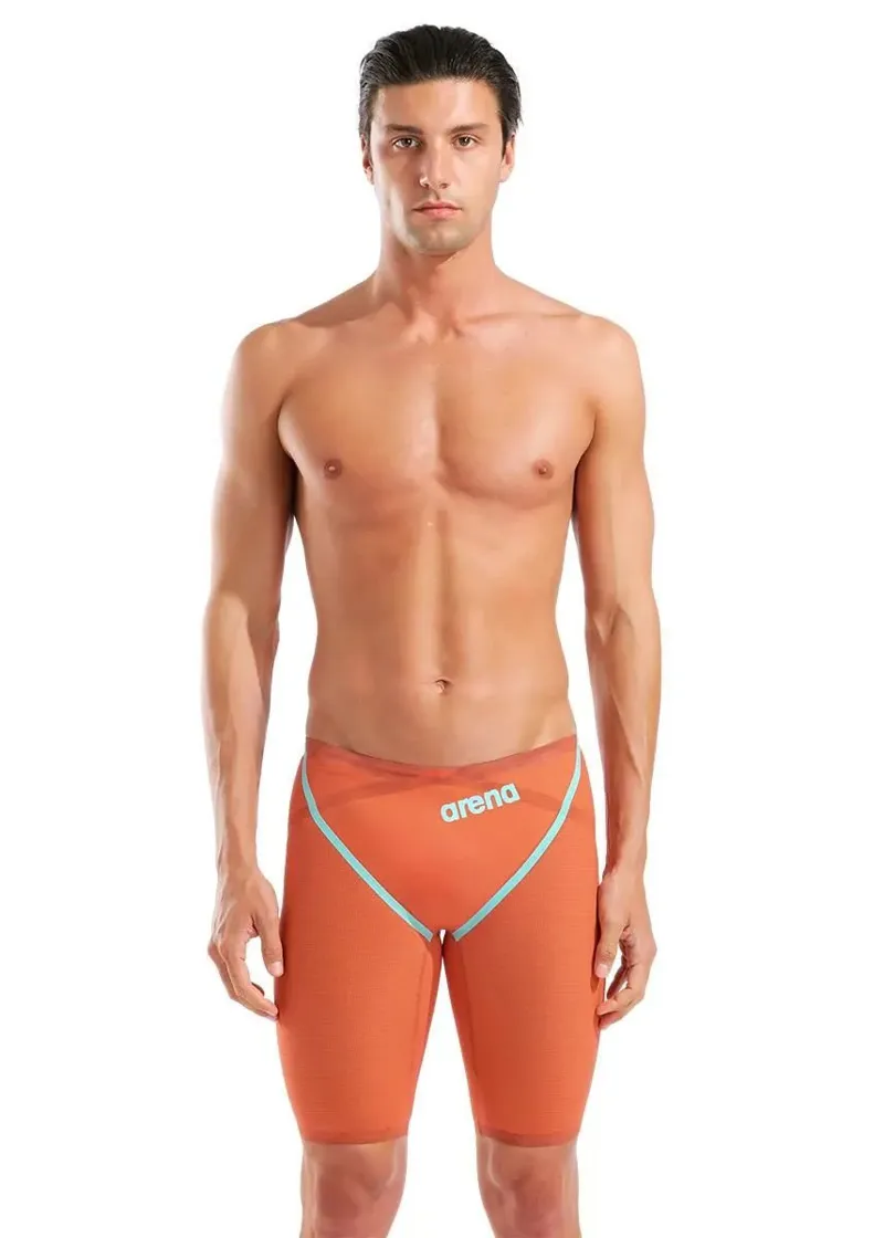 Arena Men's Powerskin Carbon Glide Jammer Limited Edition Sunset Coral