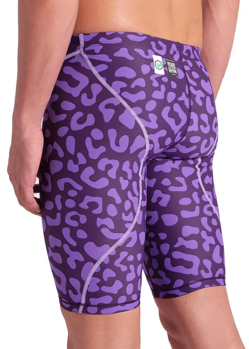 Arena Men's Powerskin ST Next Jammer LTD Leopard Skin Violet-4