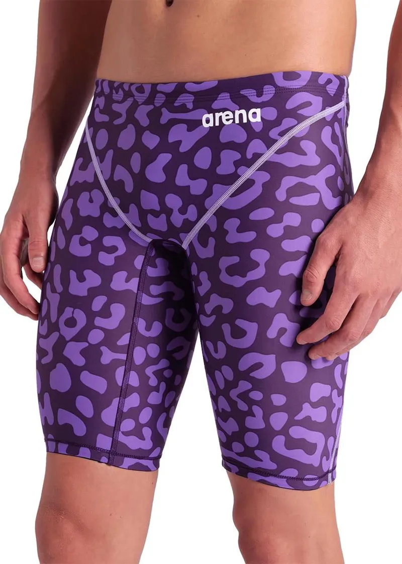 Arena Men's Powerskin ST Next Jammer LTD Leopard Skin Violet-3