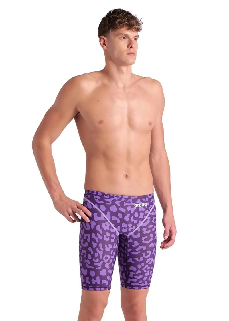 Arena Men's Powerskin ST Next Jammer LTD Leopard Skin Violet-2