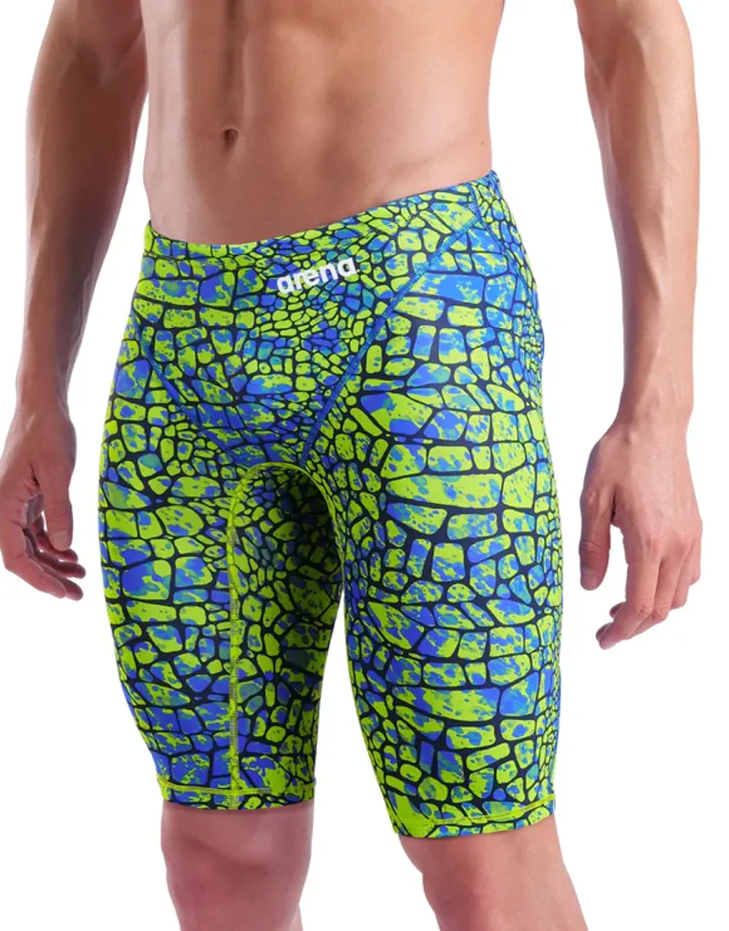 Arena Men's Powerskin ST Next LE Jammer Snake Green-3