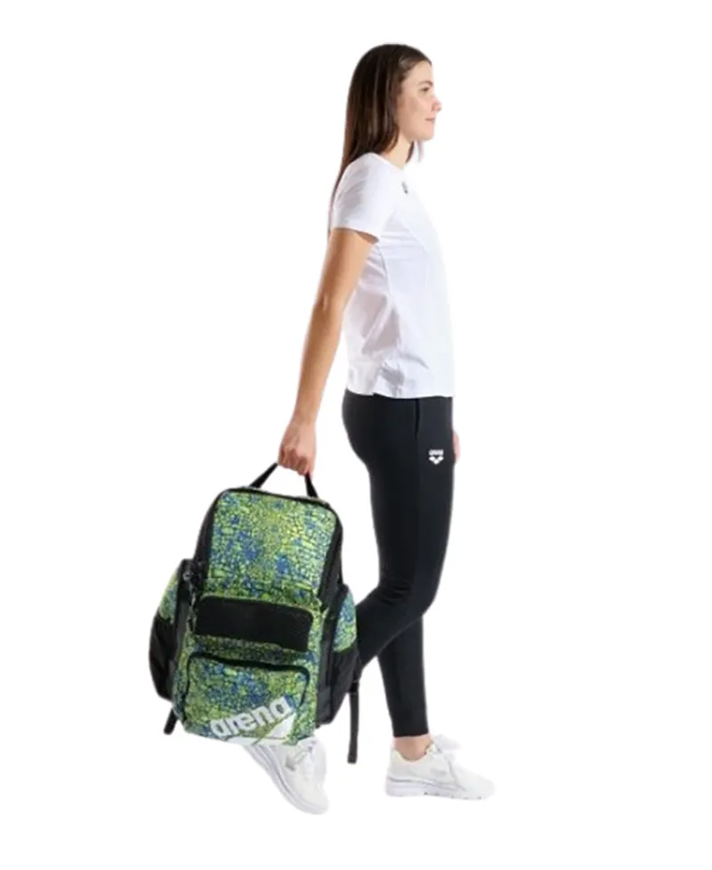 Arena One Go Backpack 45L Snakeskin Green-10