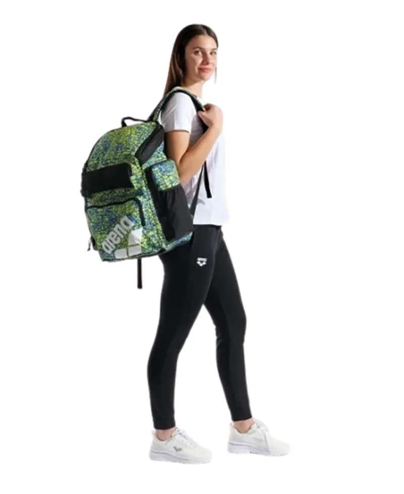 Arena One Go Backpack 45L Snakeskin Green-9