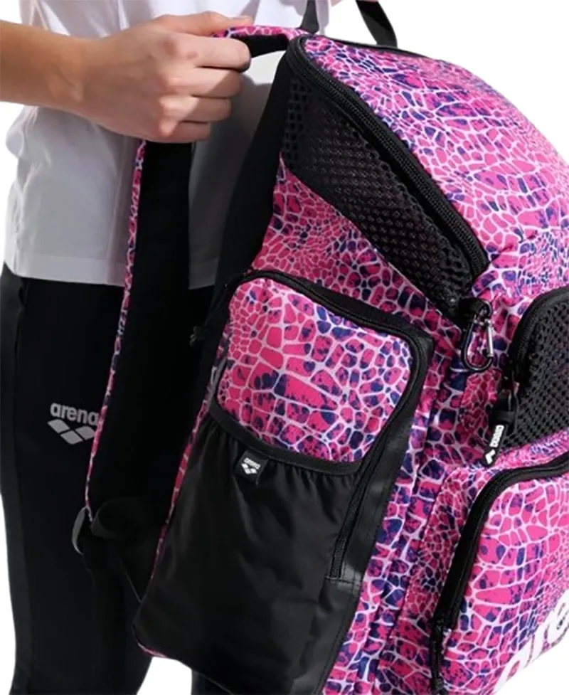 Arena One Go Backpack 45L Snakeskin Pink-6