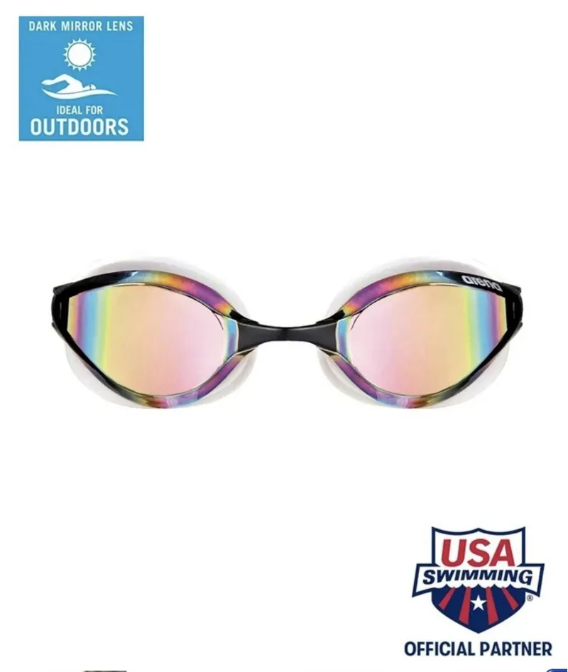 Arena Python Mirror Goggles Copper/White-3