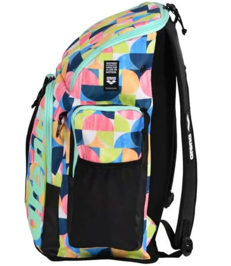 Arena Spiky III Backpack 45L Allover Print Geometric-5