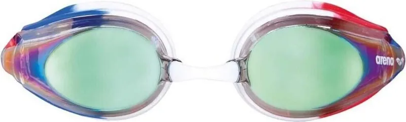 Arena Tracks Junior Mirror Goggles Gold/Blue/Red-1