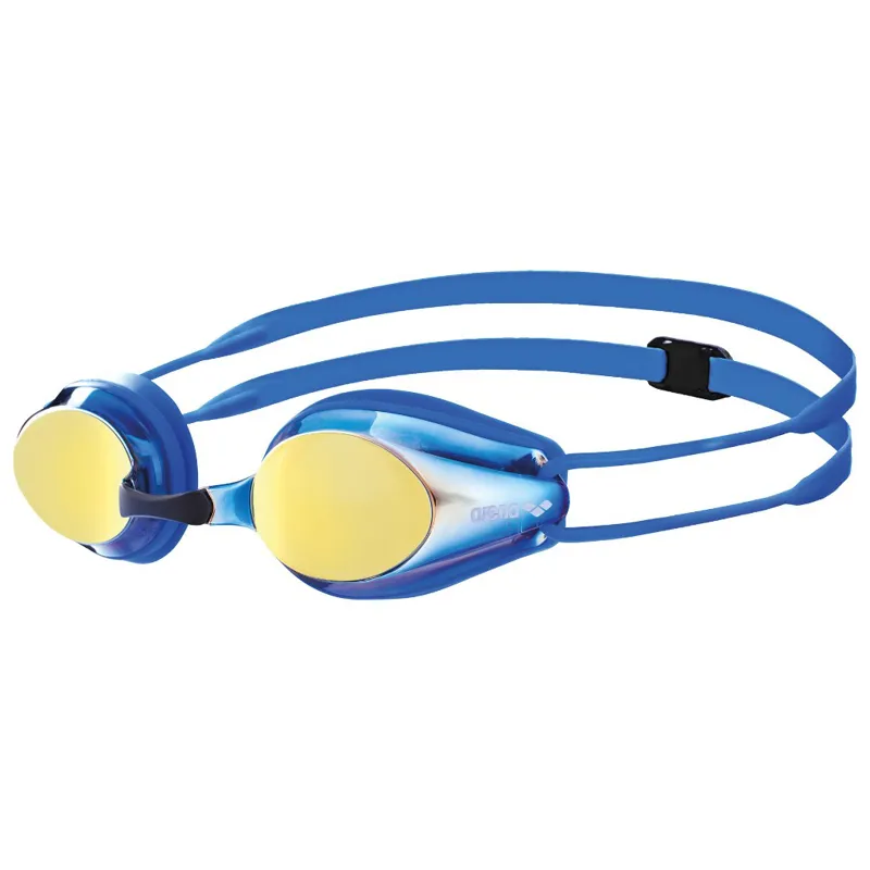 Arena Tracks Junior Mirror Goggles Blue Yellow Copper