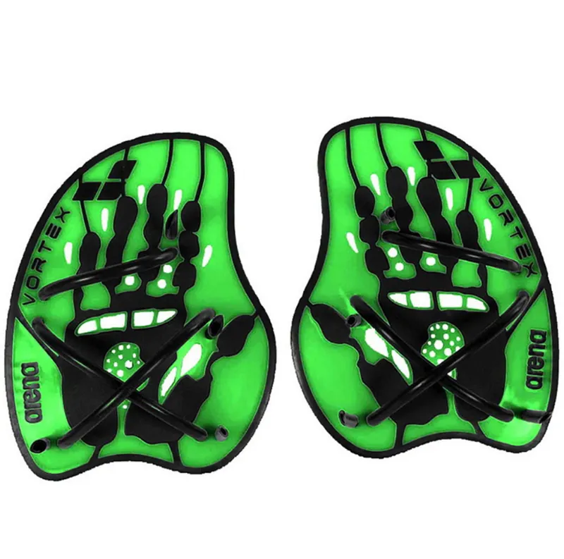Arena Vortex Evolution Hand Paddle Acid Lime/Black