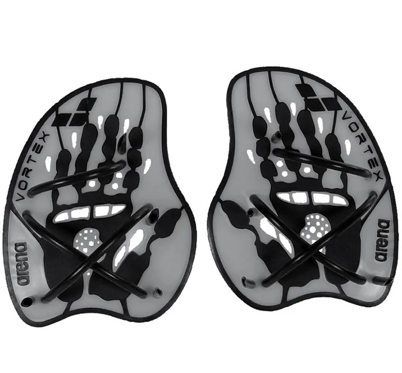Arena Vortex Evolution Hand Paddle Silver/Black