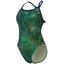 Arena Women's Energy Booster Back Swimsuit Navy/Green Multi