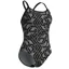 Arena Women's Escape Swimsuit Lightdrop Back Swimsuit Black/Team Black