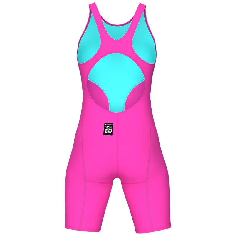 Arena Women's Powerskin Impulso Open Back LE Shocking Pink-1