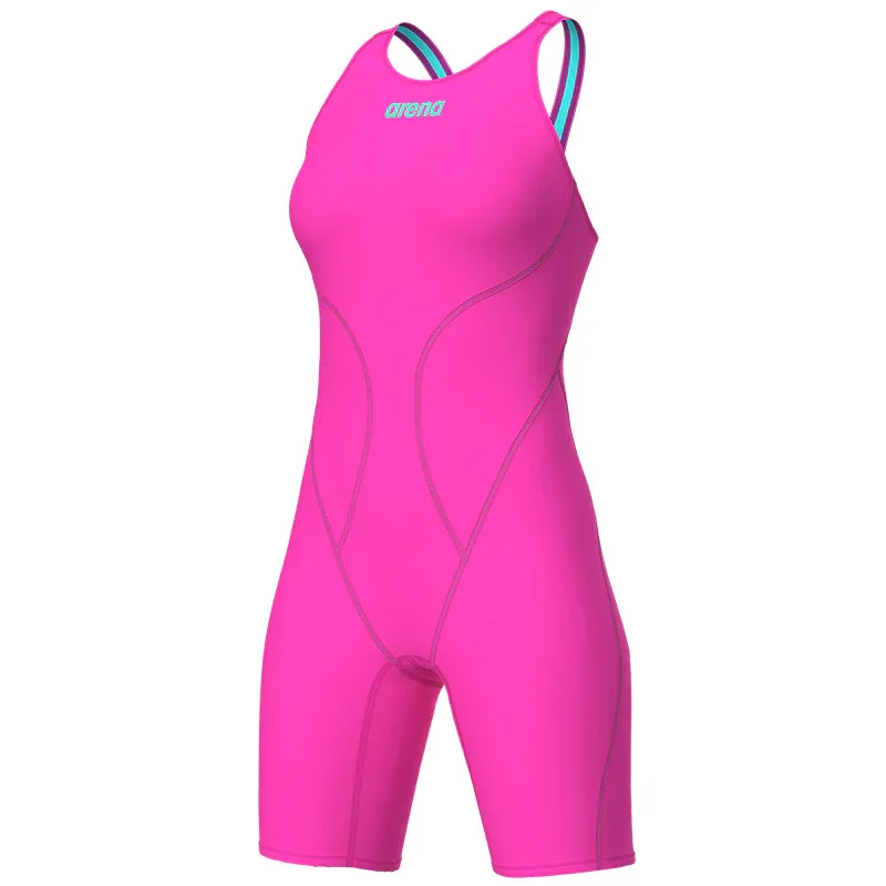 Arena Women's Powerskin Impulso Open Back LE Shocking Pink
