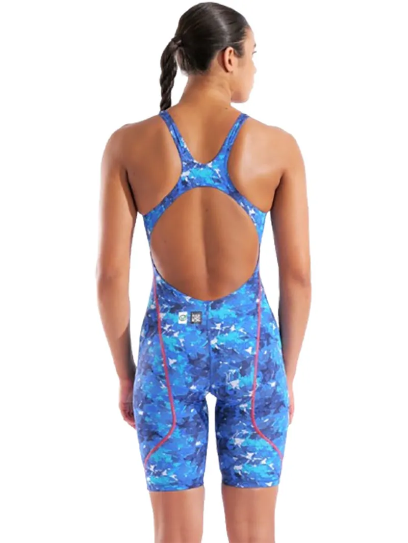 Arena Women's Powerskin ST Next Limited Edition Openback Kneeskin Splashy Multicolor-7