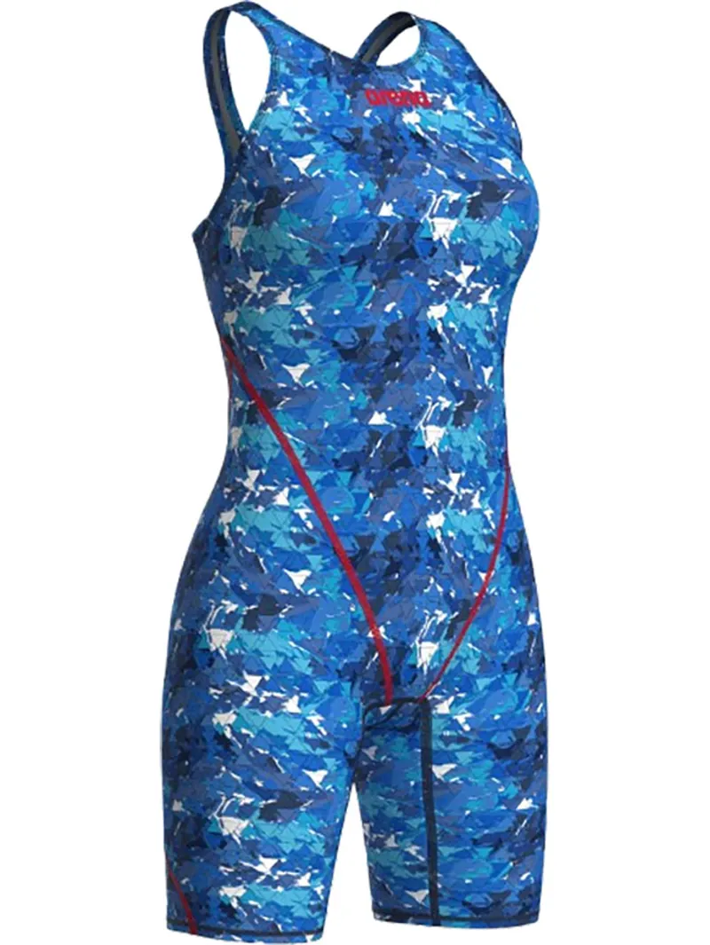 Arena Women's Powerskin ST Next Limited Edition Openback Kneeskin Splashy Multicolor-5