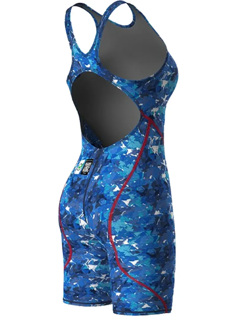 Arena Women's Powerskin ST Next Limited Edition Openback Kneeskin Splashy Multicolor-4