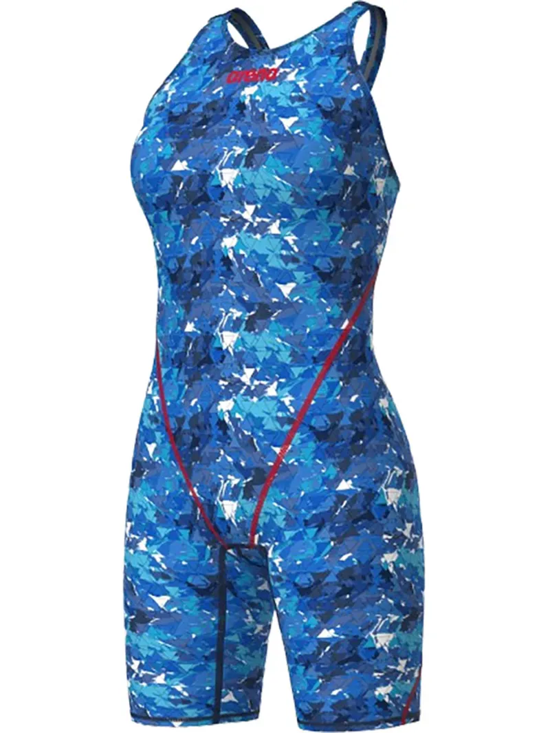 Arena Women's Powerskin ST Next Limited Edition Openback Kneeskin Splashy Multicolor