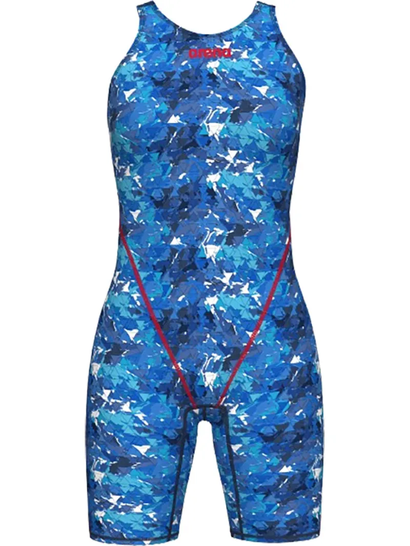 Arena Women's Powerskin ST Next Limited Edition Openback Kneeskin Splashy Multicolor-1