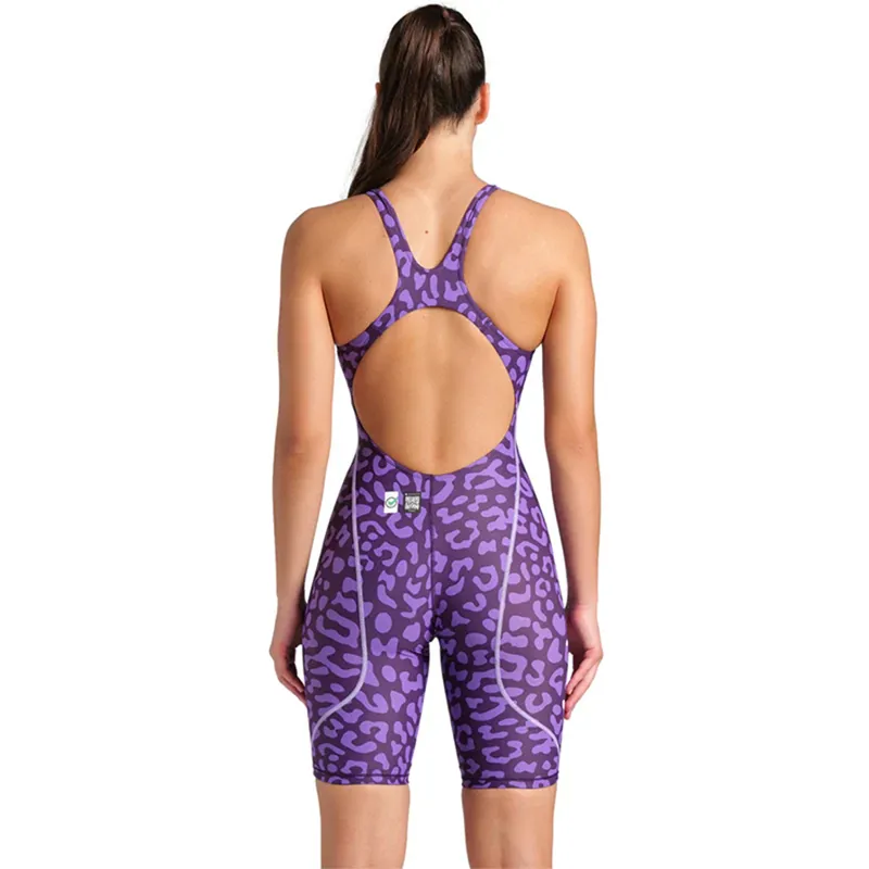 Arena Women's Powerskin ST Next Limited Edition Openback Leopard Violet-2