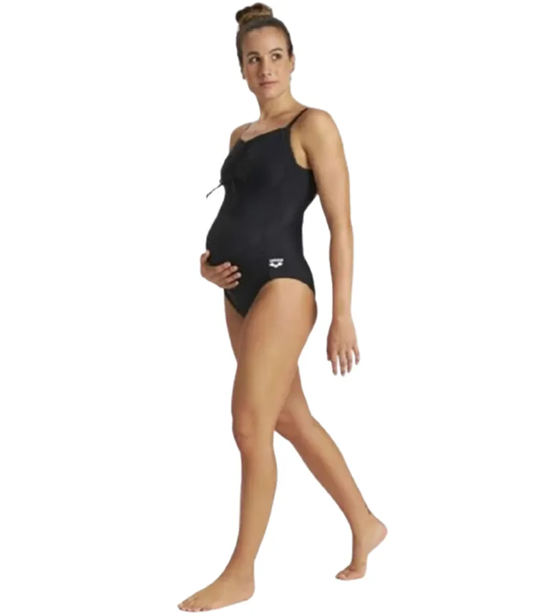 Arena Women's Pregnancy Suit One Piece Black-2