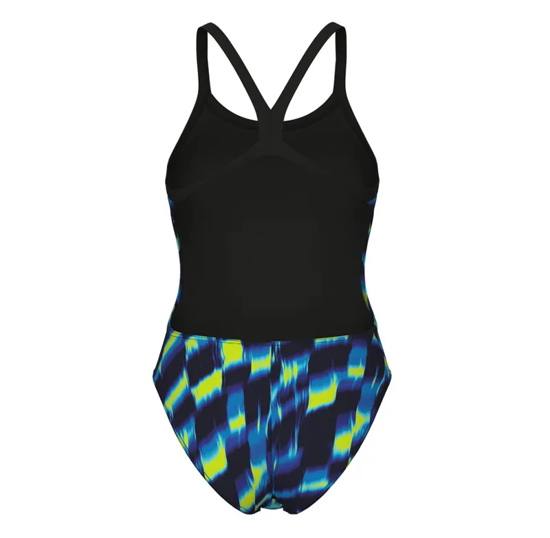 Arena Women's Wave Challenge Back Swimsuit Black/Multi-3