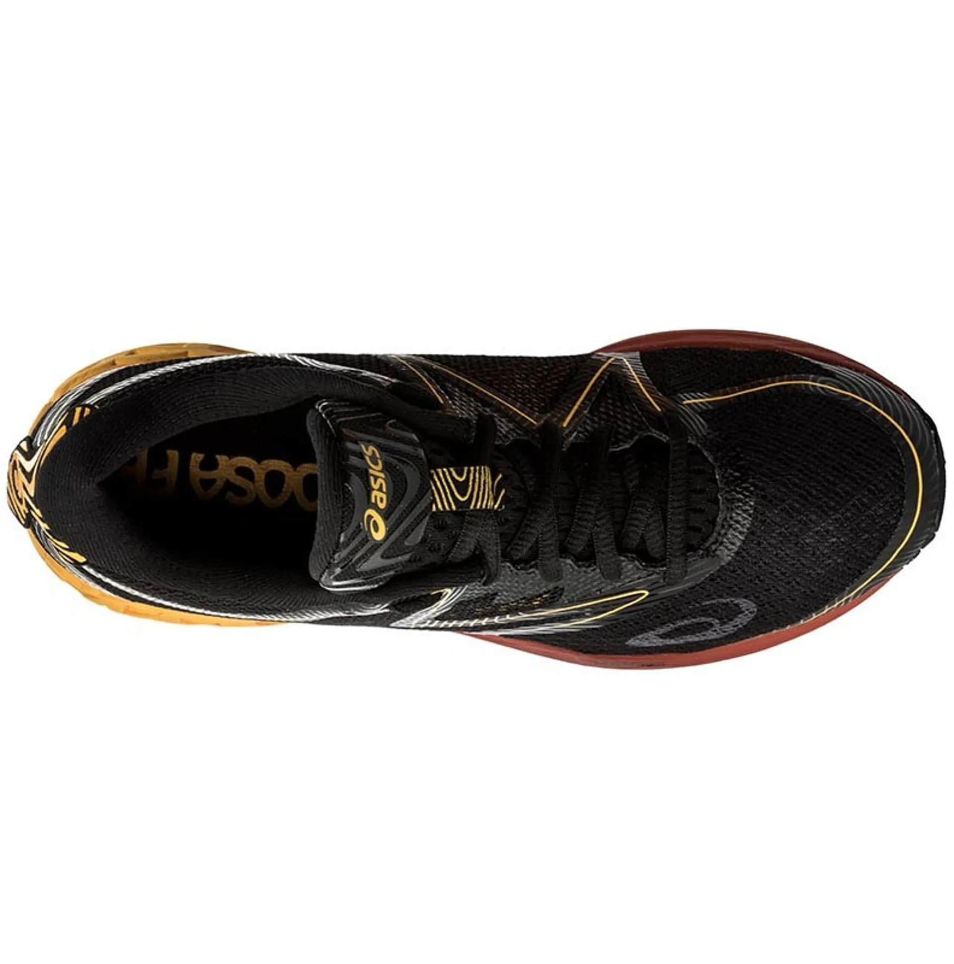 NWT ASICS Men\'s Noosa FF Black Yellow size 8.5, Amazon.com | ASICS Noosa FF Mens Running Trainers T722N  main image 3