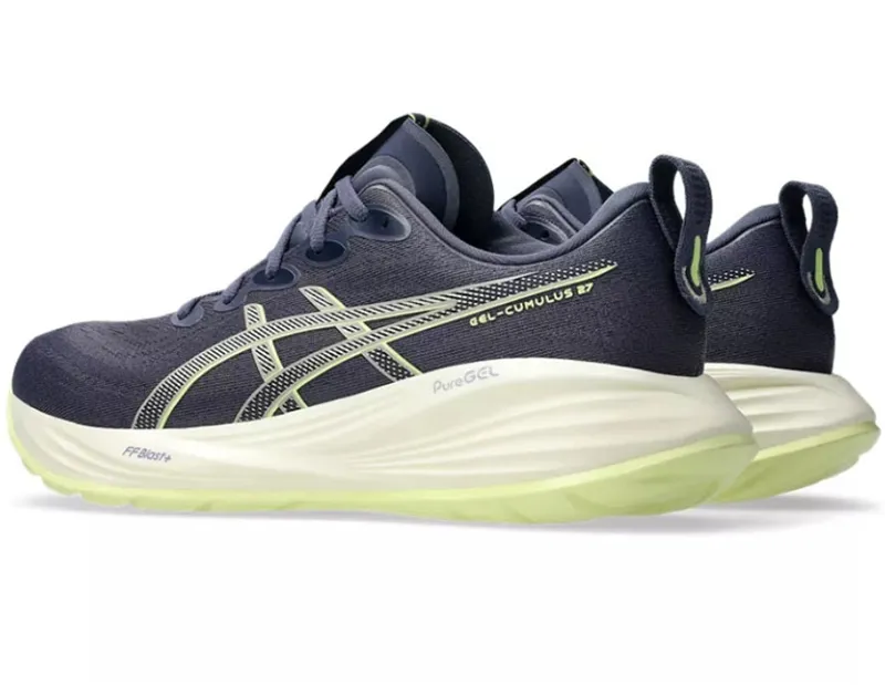 Asics Men's GEL-Cumulus 27 Indigo Fog/Lucid Yellow-3