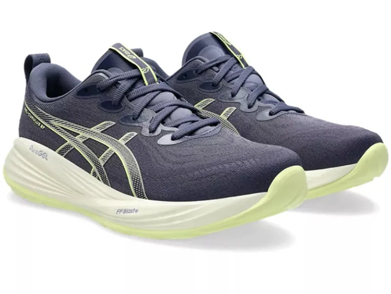 Asics Men's GEL-Cumulus 27 Indigo Fog/Lucid Yellow-2