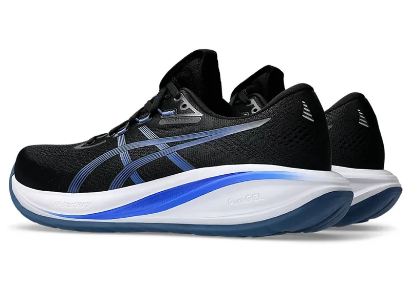 Asics Men's GEL-Cumulus 28 Black/Neon Blue-3
