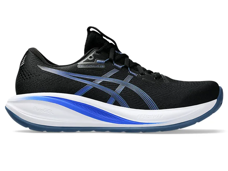 Asics Men's GEL-Cumulus 28 Black/Neon Blue