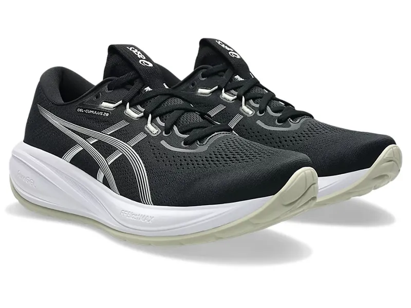 Asics Men's GEL-Cumulus 28 Black/White-2