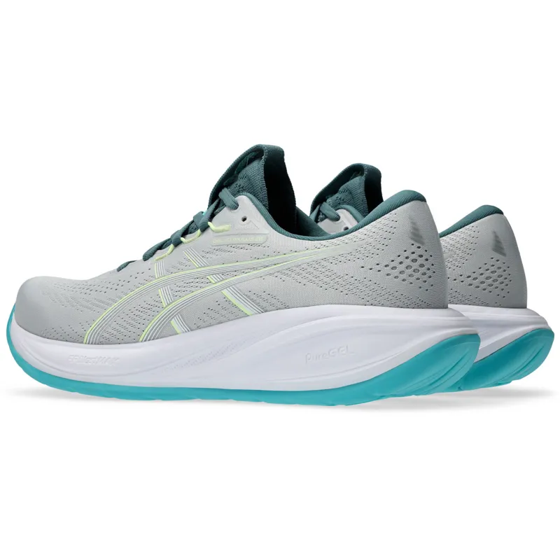 Asics Men's GEL-Cumulus 28 Cloud Grey/Energy Aqua-3