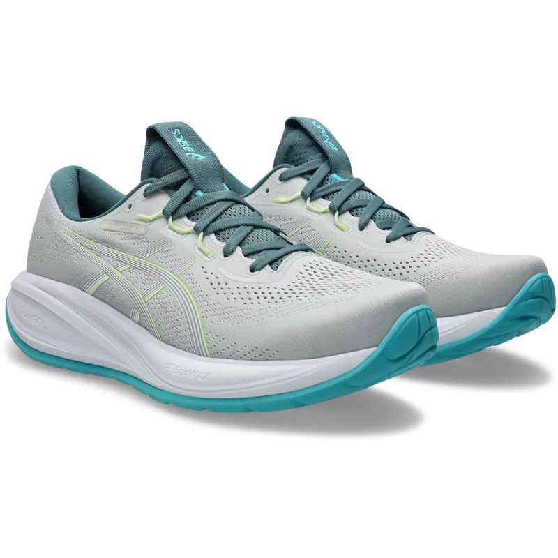 Asics Men's GEL-Cumulus 28 Cloud Grey/Energy Aqua-2